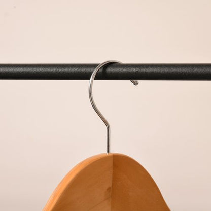 Clothes Rack 2-Tier A Shaped Steel in Black