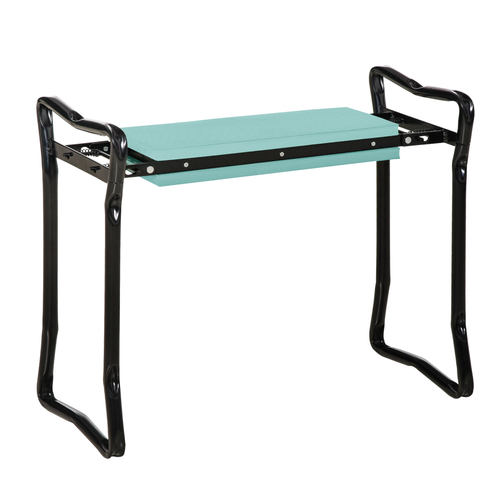 Garden 2 in 1 Kneeler Bench in Green & Black