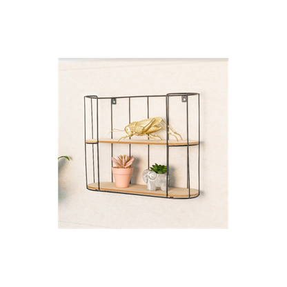 2 Tier Bar Wall Shelf