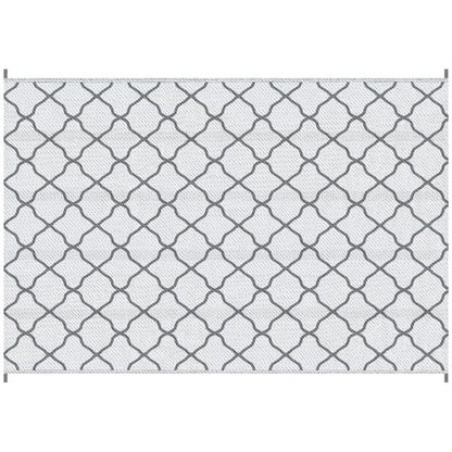 Reversible Outdoor Rug in Grey