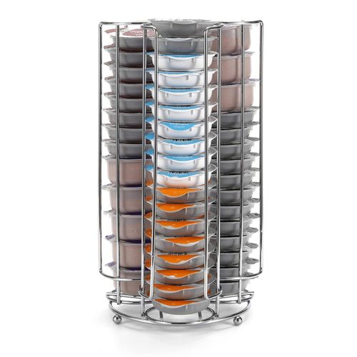 Latte Glasses 240ml - Set of 6 + Coffee Pod Stand