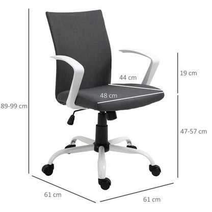 Swivel Office Chair in Dark Grey