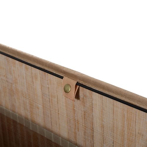 Bamboo Collapsible Laundry Basket with Lid
