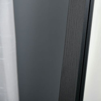 Full Length Mirror, Floor Standing or Wall-Mounted Long Mirror in Black