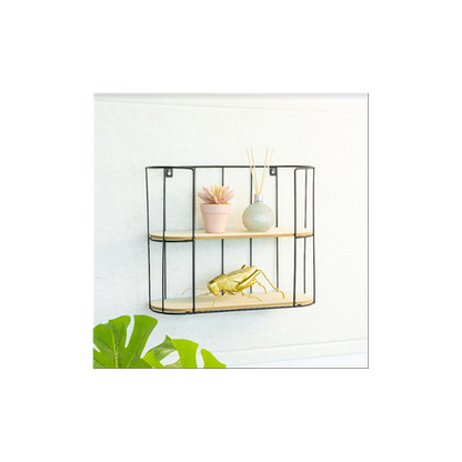 2 Tier Bar Wall Shelf