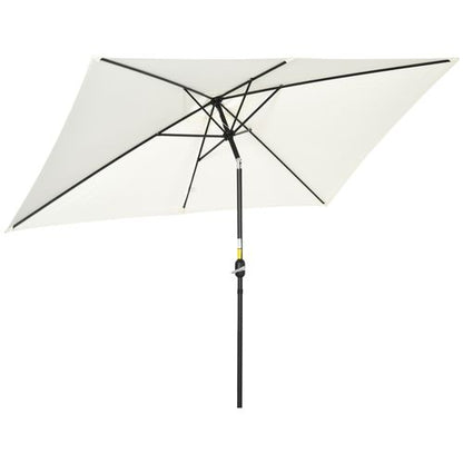 Patio Parasol Canopy 2.4m in White