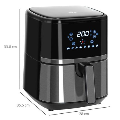 Air Fryer 4.5L Capacity 1500W power with digital display