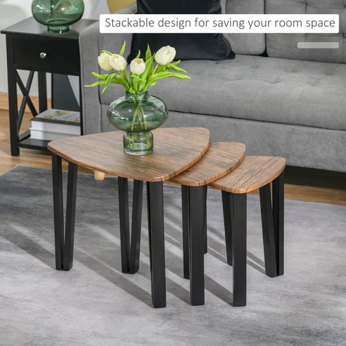 Stackable Coffee Table Set - 3 PCs