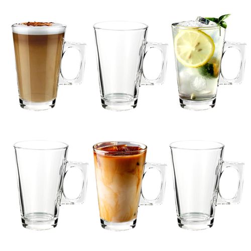 Latte Glasses 200ml - Set of 6