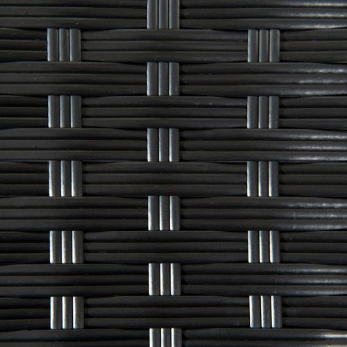Rattan Outdoor Coffee Table in Black