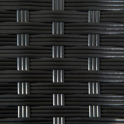 Rattan Outdoor Coffee Table in Black