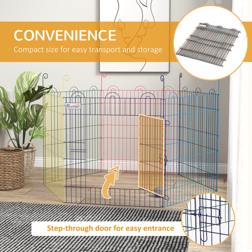 Pet Playpen Dog Puppy Crate Kennel with Door