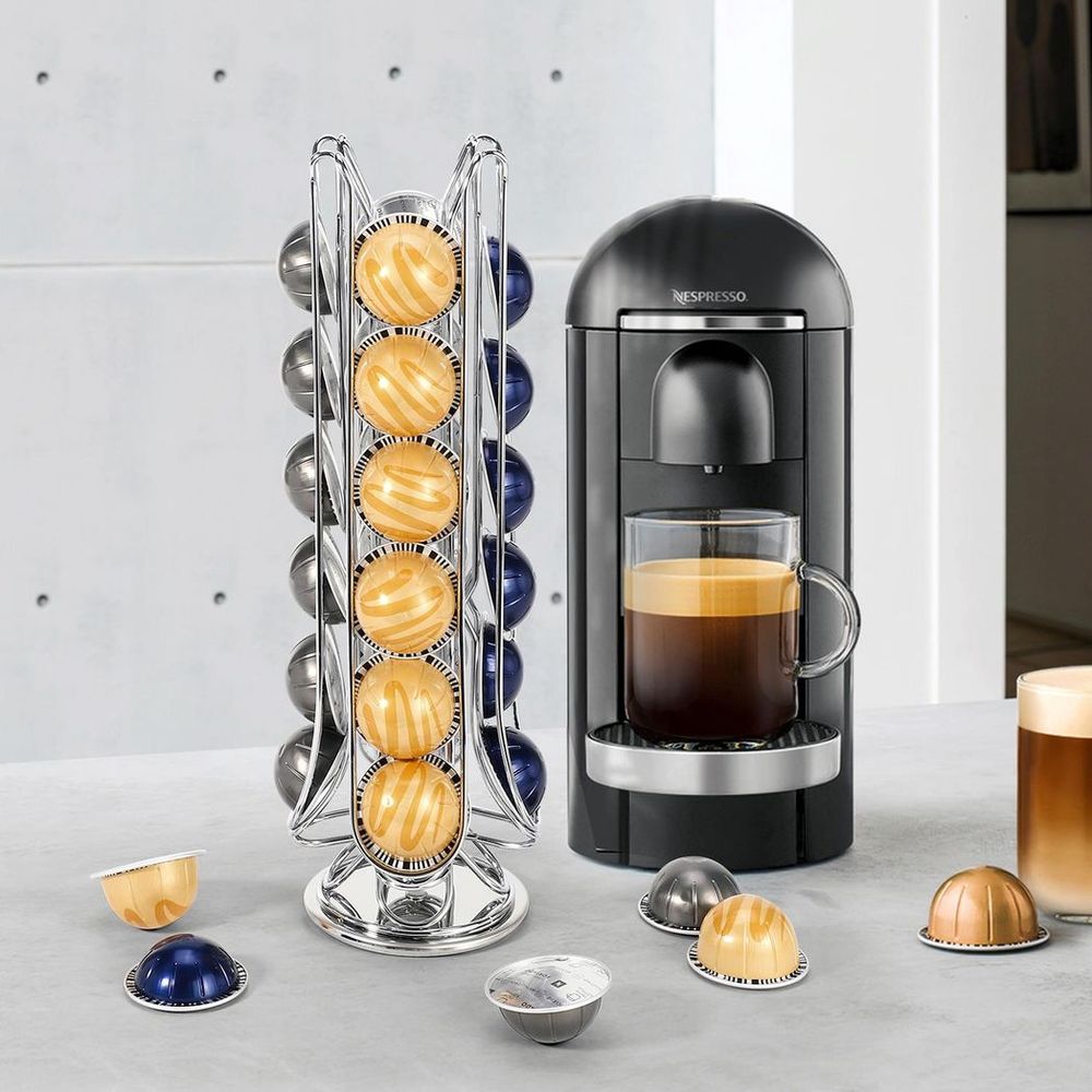 VINSANI CHROME 24 COFFEE POD STAND