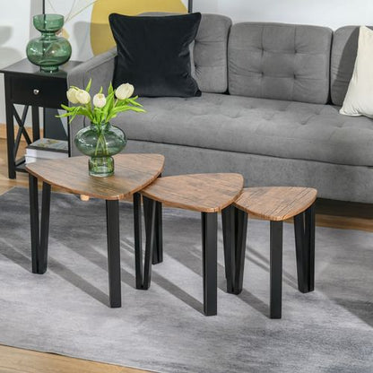 Stackable Coffee Table Set - 3 PCs