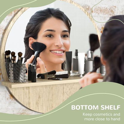 Wall Mounted Bathroom Mirror Framed Makeup Mirror