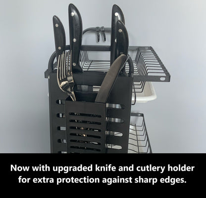 3-Tier Sink Dish Drainer Rack