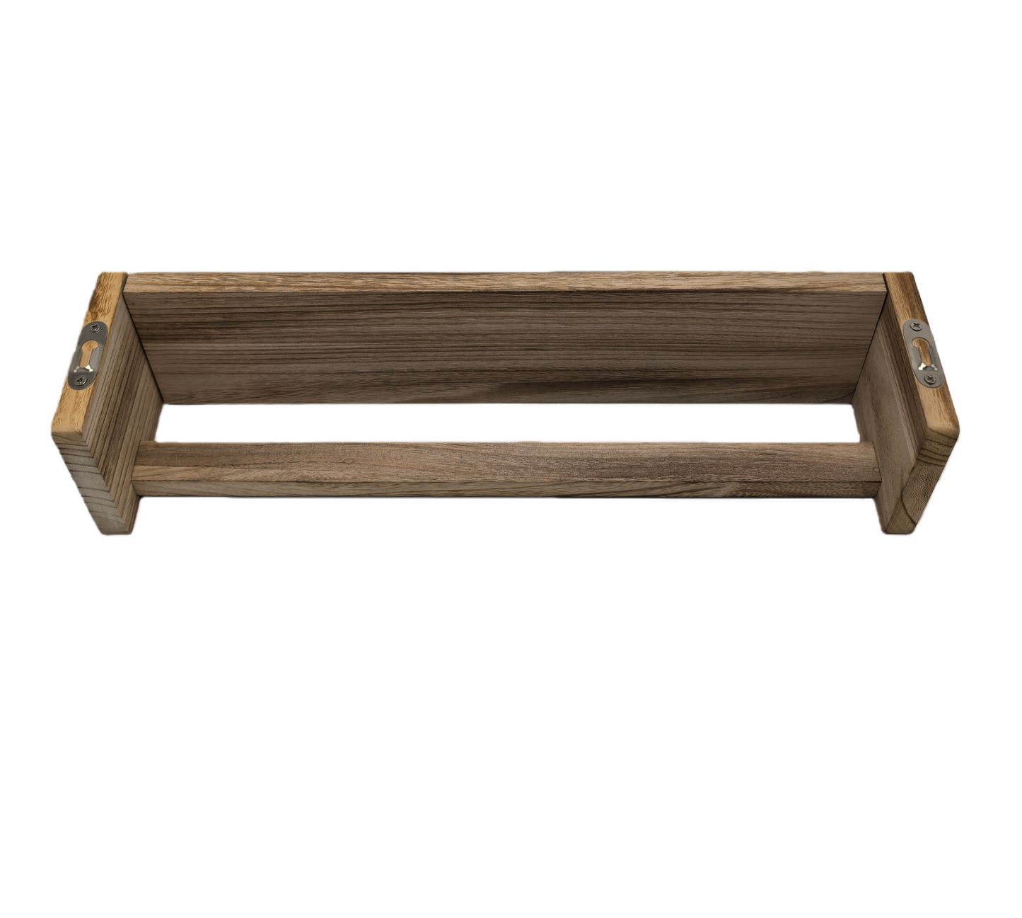 Nursery Floating Book Shelves Dark Wood - Set of 2