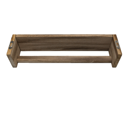 Nursery Floating Book Shelves Dark Wood - Set of 2