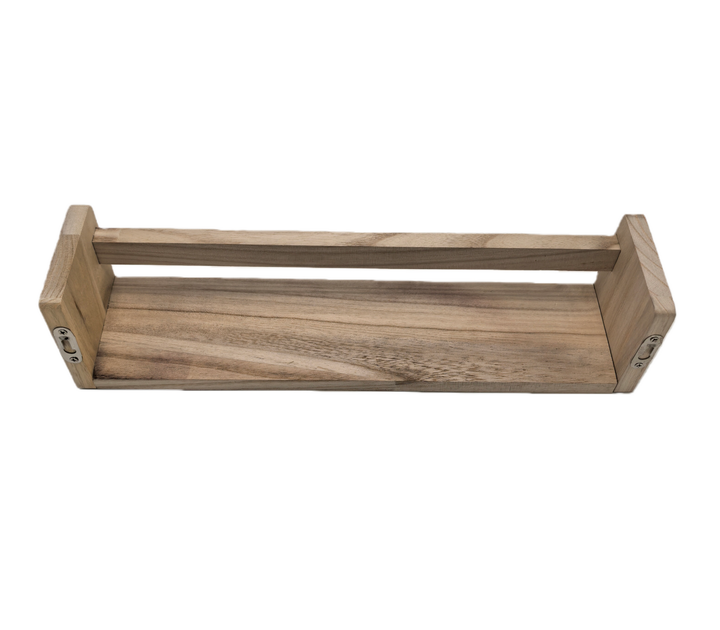 Nursery Floating Book Shelves Light Wood - Set of 2