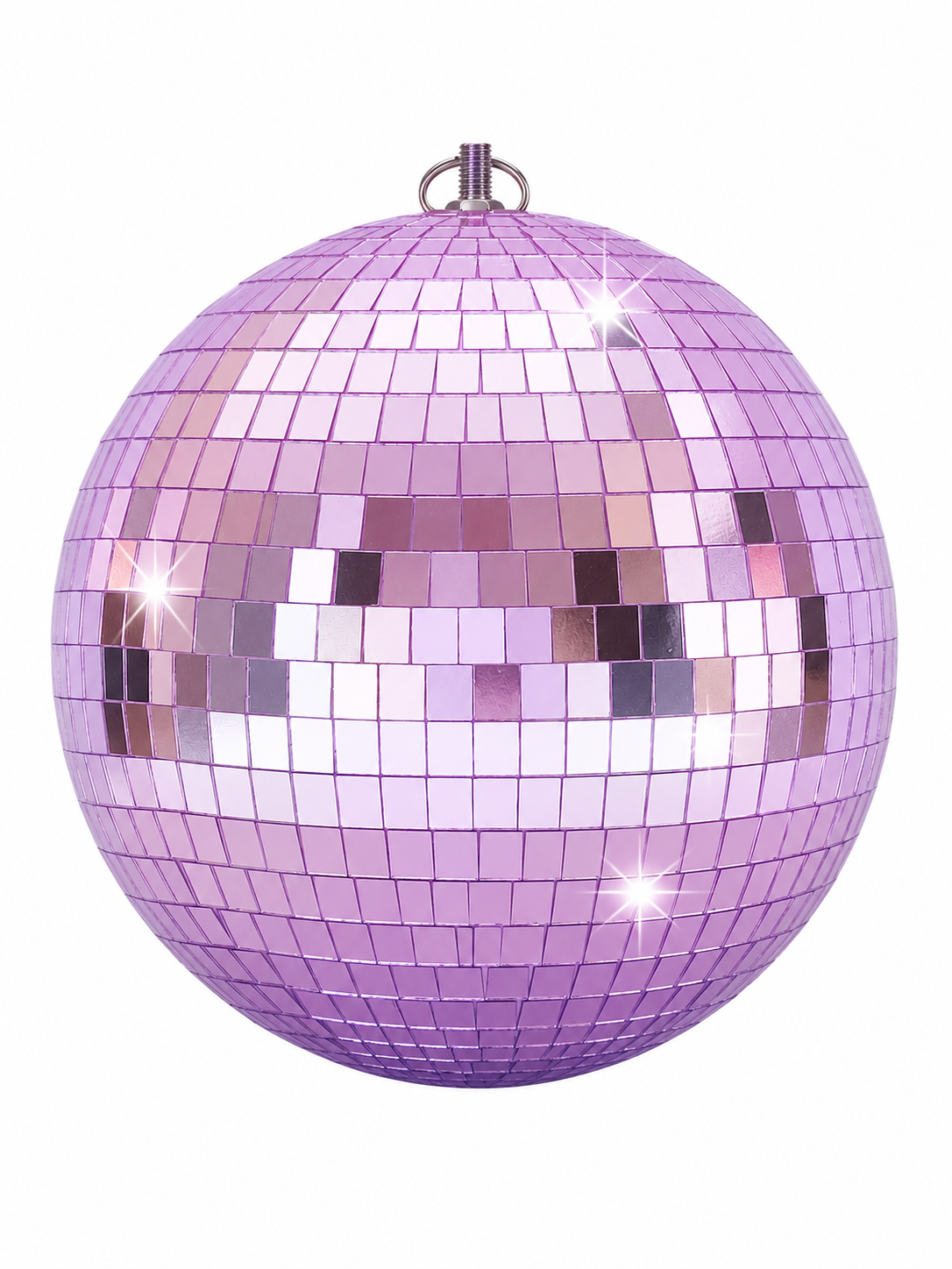 Mirror Disco Ball 20cm - Lilac